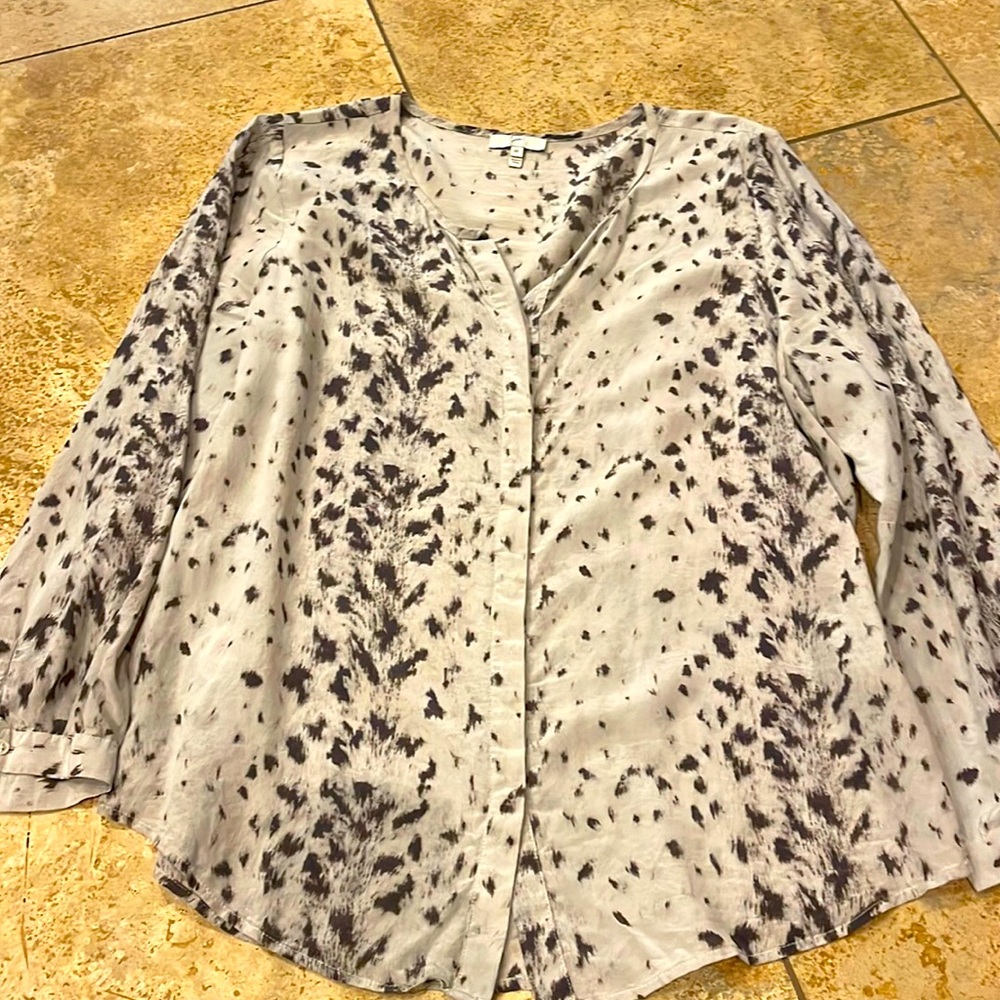 Joie silk print top